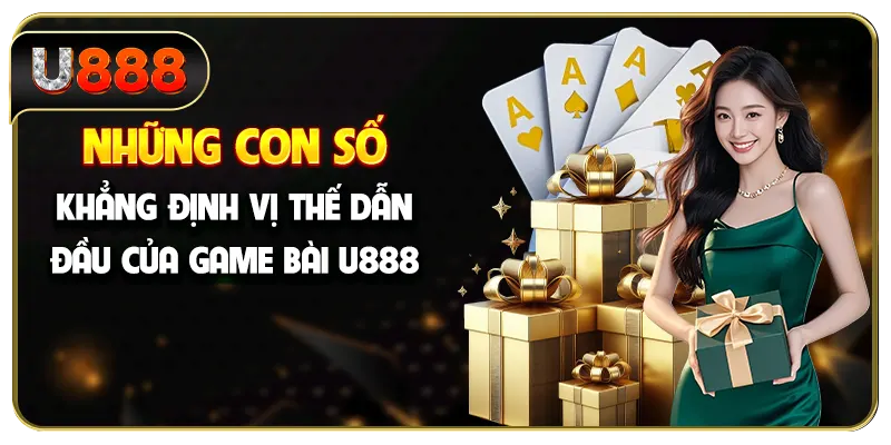 Những con số khẳng định vị thế dẫn đầu của game bài U888