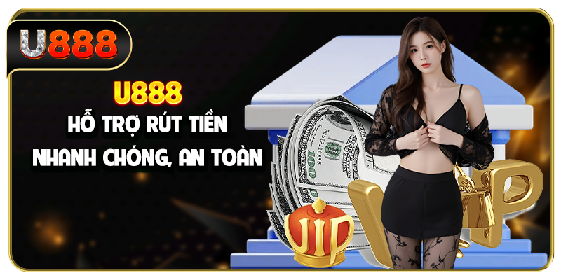 U888 hỗ trợ rút tiền nhanh chóng, an toàn